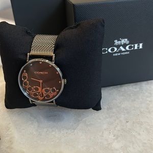 Coach Woman’s Beautiful Mesh Band Watch